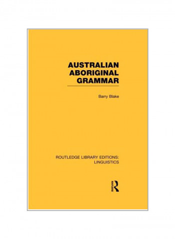 Australian Aboriginal Grammar Paperback