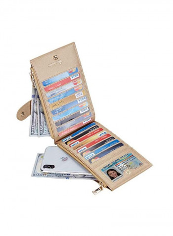 محفظة تحجب RFID Ch Gold Champagne 3310f