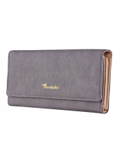 RFID Protective Clutch Wallet Beige