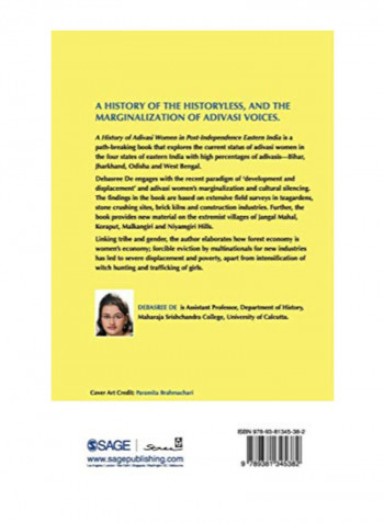 A History Of Adivasi Women In Post-Independence Eastern India Hardcover