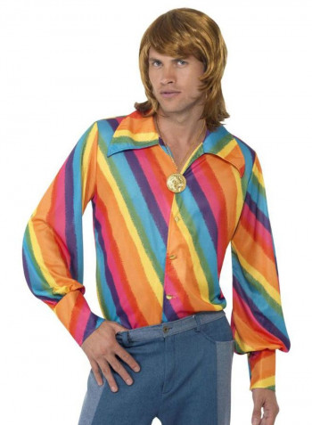 70s Colour Rainbow Costume Shirt L reviews 70s Colour Rainbow Costume Shirt L