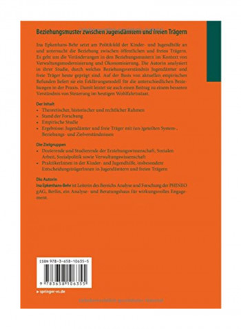 Beziehungsmuster Zwischen Jugendamtern Und Freien Tragern Paperback