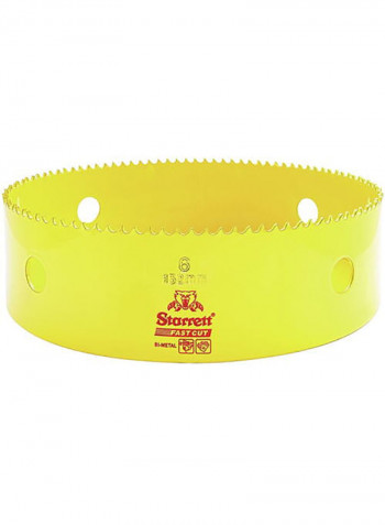 Fast Cut Bi-Metal Hole Saws Yellow 152millimeter