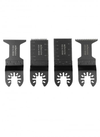 48-Piece Mix Oscillating Blade Set Black