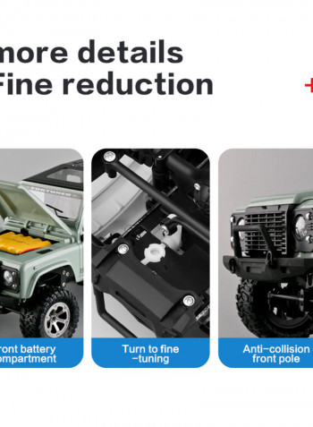FY003A 1/16 Scale 2.4GHz 4WD High Speed Off-Road Remote Control SUV Desert Buggy Car 40cm