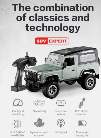 FY003A 1/16 Scale 2.4GHz 4WD High Speed Off-Road Remote Control SUV Desert Buggy Car 40cm