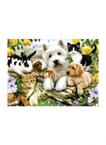 300-Piece Happy Animal Buddies Jigsaw Puzzle 13160