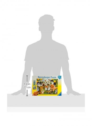300-Piece Happy Animal Buddies Jigsaw Puzzle 13160