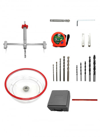Adjustable Hole Saw Tool Kit Multicolour