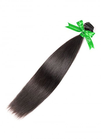 6A Brazilian Silky Straight Hair Extension Black 20inch