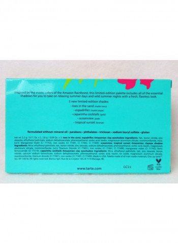Golden Days And Sultry Nights Amazonian Clay Collector's Shadow Palette Multicolour