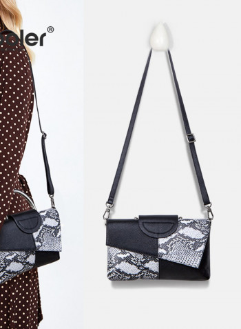 Patchwork Elegant Multifunction Party Bag Black