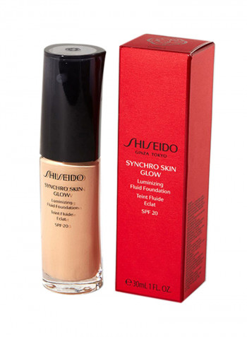 Synchro Skin Glow Luminizing Fluid Foundation SPF 20 Beige