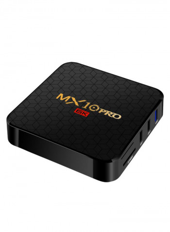 UHD 4K Media Player Smart TV Set Top Box MX10 PRO WT2064 Black/Purple