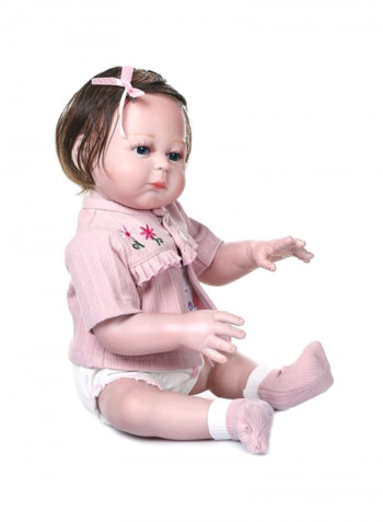 Simulation Baby Doll With Stuff Toy 48cm