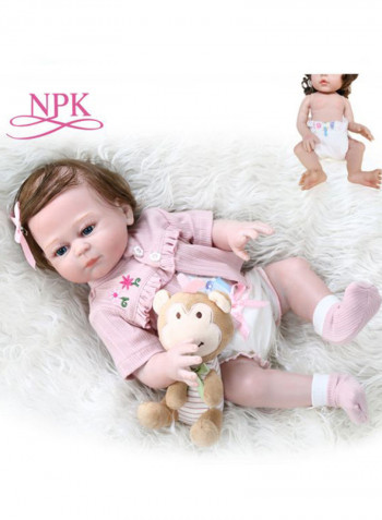 Simulation Baby Doll With Stuff Toy 48cm