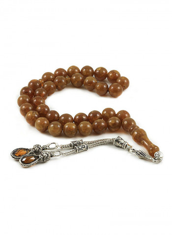 Amber Bakelite Prayer Beads