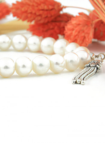 Pearl Bracelet With Sterling Silver Components