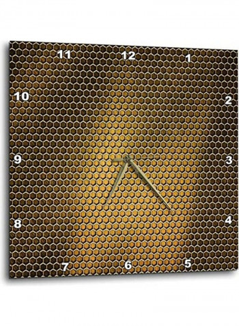 Decorative Printed Wall Clock Multicolour 15x15inch