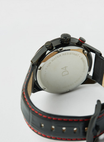 Men's Leather Analog Watch D103029STL