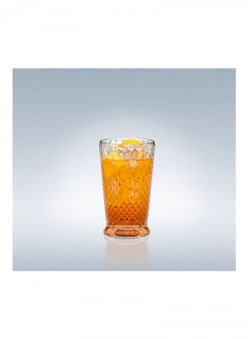 Pack Of 4 Boston Flare Long Tumbler Clear 1.36L
