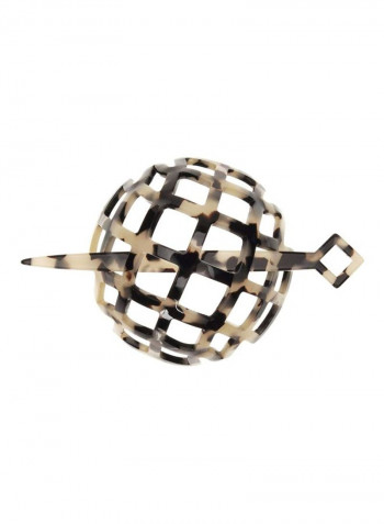 Lattice Chignon Cap Barrette Ivory Tokyo