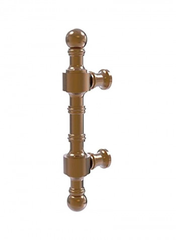 Retro Wave Collection Cabinet Pull Bar Gold 3x1x1.8inch