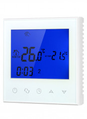 Electric Heating Temperature Controller Thermostat White