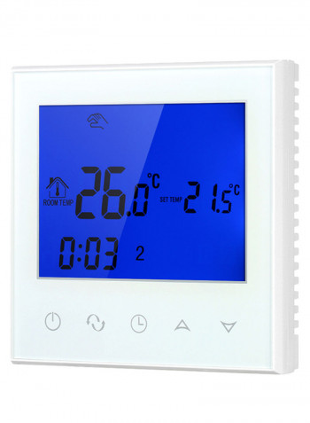 Electric Heating Temperature Controller Thermostat White