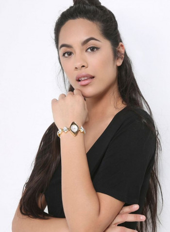Women's 22K Gold Plated Analog Watch P-21848
