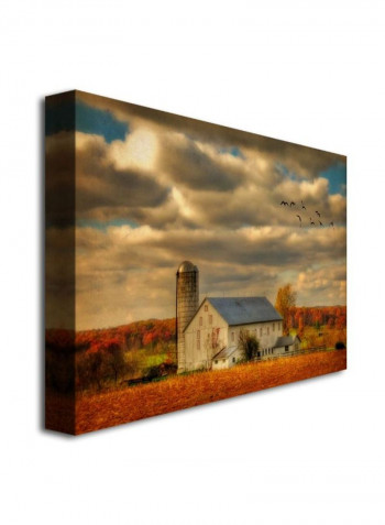 Family Farm II Canvas Wall Art Multicolour 18 x 24inch