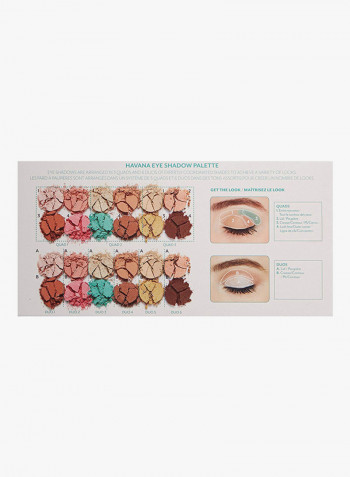 Havana Nights Eye Shadow Palette Multicolour