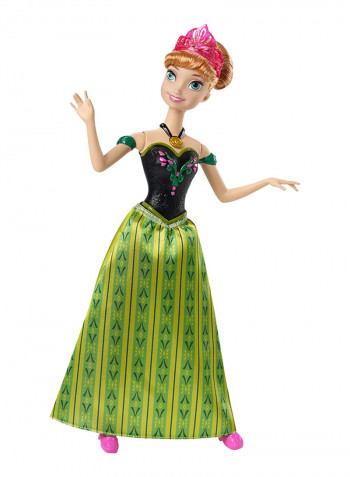 دمية شخصية آنا المغنية من فيلم 'Frozen'