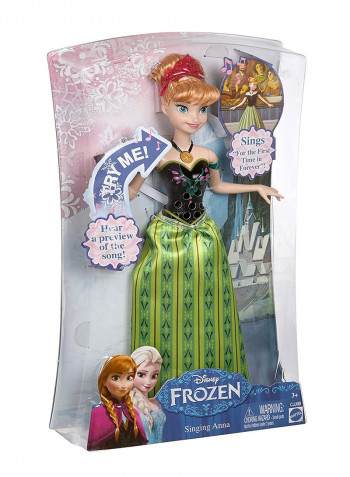 دمية شخصية آنا المغنية من فيلم 'Frozen'