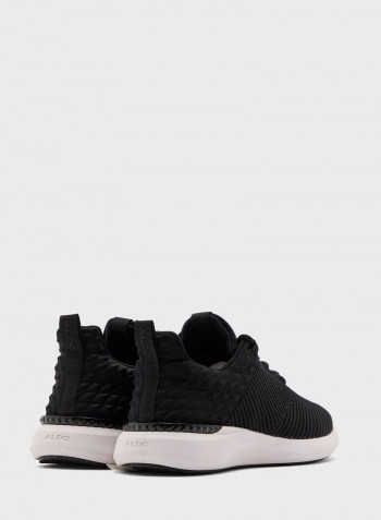 Mesh Lace-Up Training Sports Shoes Black
