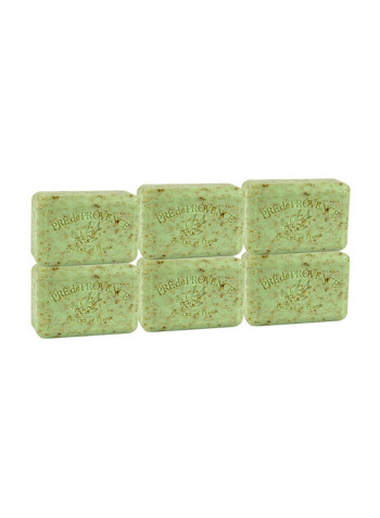 6-Piece Sage Vegetable Oil Soap 250g