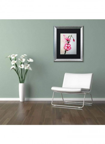 Bloom Wall Art Pink/Green 11 x 14inch