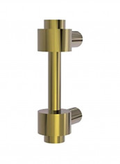 Cabinet Pull Bar Unlacquered Brass 3 x 1 x 1.7inch