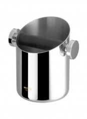 Stainless Steel Knock Box Silver 11centimeter