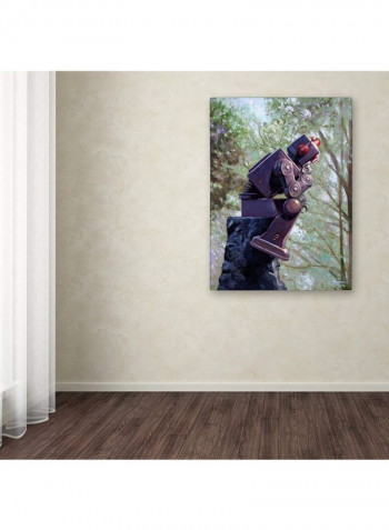 The Collator Canvas Wall Art multicolour 18 x 24inch
