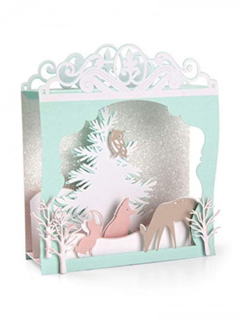 34-Piece Holiday Shadow Box Thinlits Die Set Multicolour