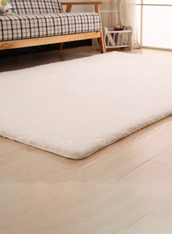 Modern Design Living Room Mat White 60 x 160centimeter