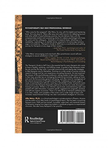 Therapist's Guide To Self-Care Paperback