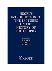 Hegel's Introduction to the Lectures on the History of Philosophy Paperback