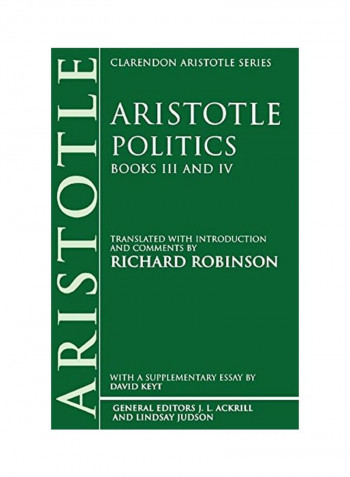 Politics: Books III and IV Paperback