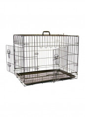 Two Door Cage Black S
