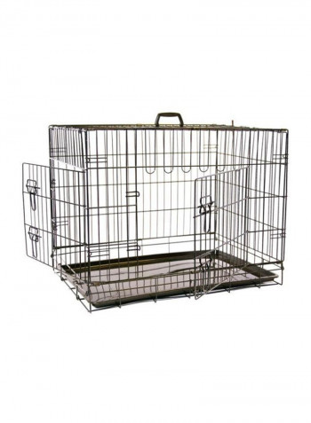 Two Door Cage Black S