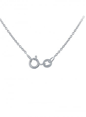 925 Sterling Silver Pearl Studded Heart Locket Pendant