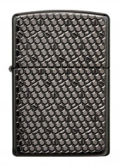 Hexagon Design Gas Lighter Black 2.4ounce