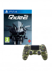 لعبة Ride 2 (النسخة العالمية) مع وحدة تحكم دوال شوك 4 اللاسلكية - بلاي ستيشن 4 (PS4)